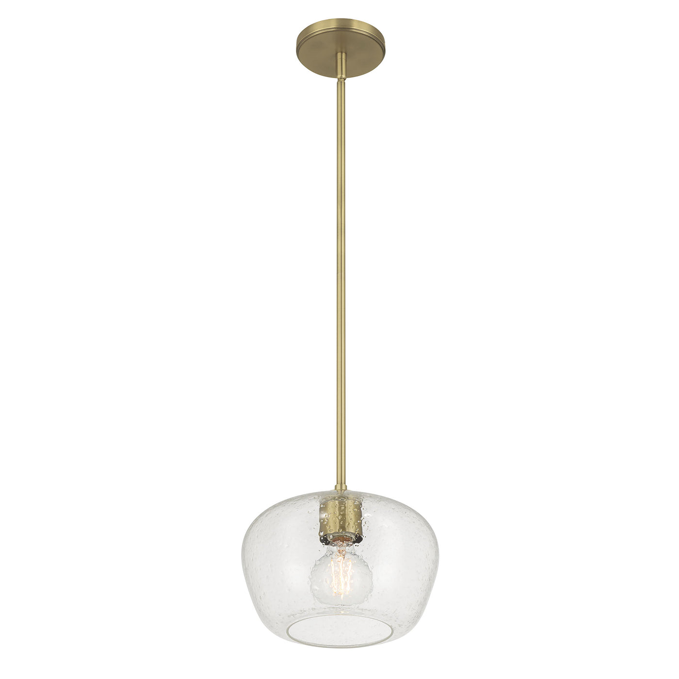 7.5'' Pomari Vintage Brass 1 Light Pendant