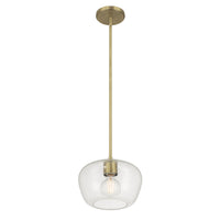 7.5'' Pomari Vintage Brass 1 Light Pendant