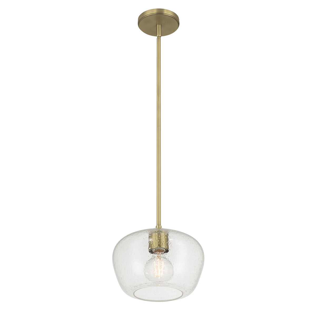 7.5'' Pomari Vintage Brass 1 Light Pendant