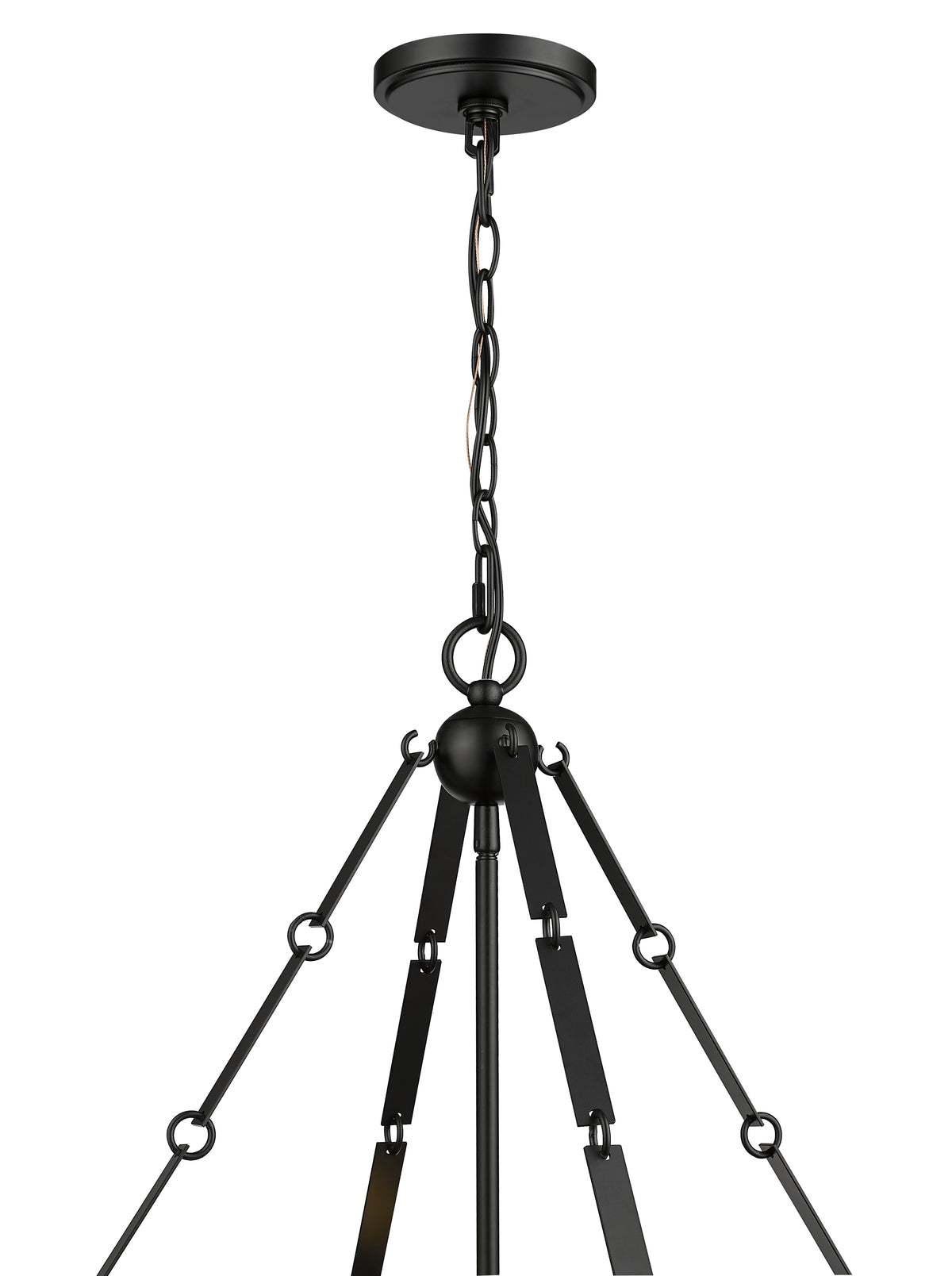 19.75'' Rezi Matte Black 3 Light Pendant