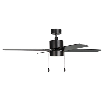 52 Inch Aldea IV AC Matte Black Indoor Ceiling Fan 4-Blade Reversible