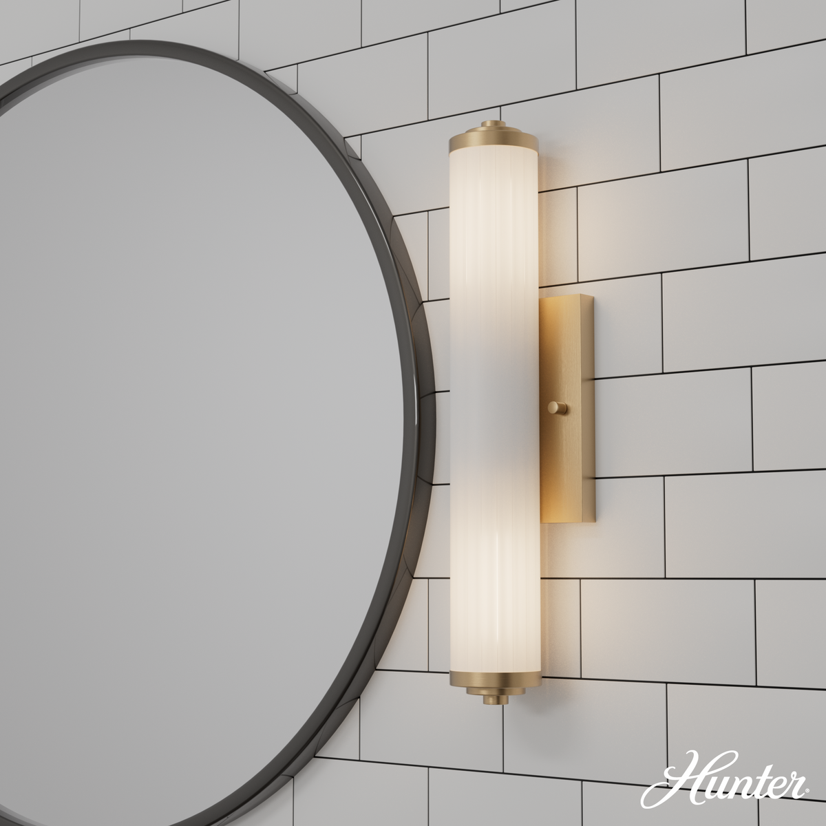 Klein 16-inch 3-light Alturas Gold and Flat Matte Black Pendant with Metal Shade