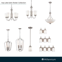 21.5'' Ivey Lake Satin Nickel 4 Light Bath Vanity
