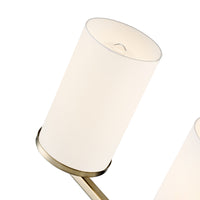27.75-inch Verlana Modern Gold 4-Light Etched White Glass Bathroom Vanity Light