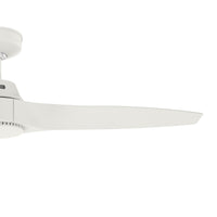 52 inch Mosley Fresh White Damp Rated Ceiling Fan and Wall Control
