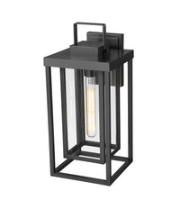 8'' McDonough Powder Coated Black 1 Light Lantern