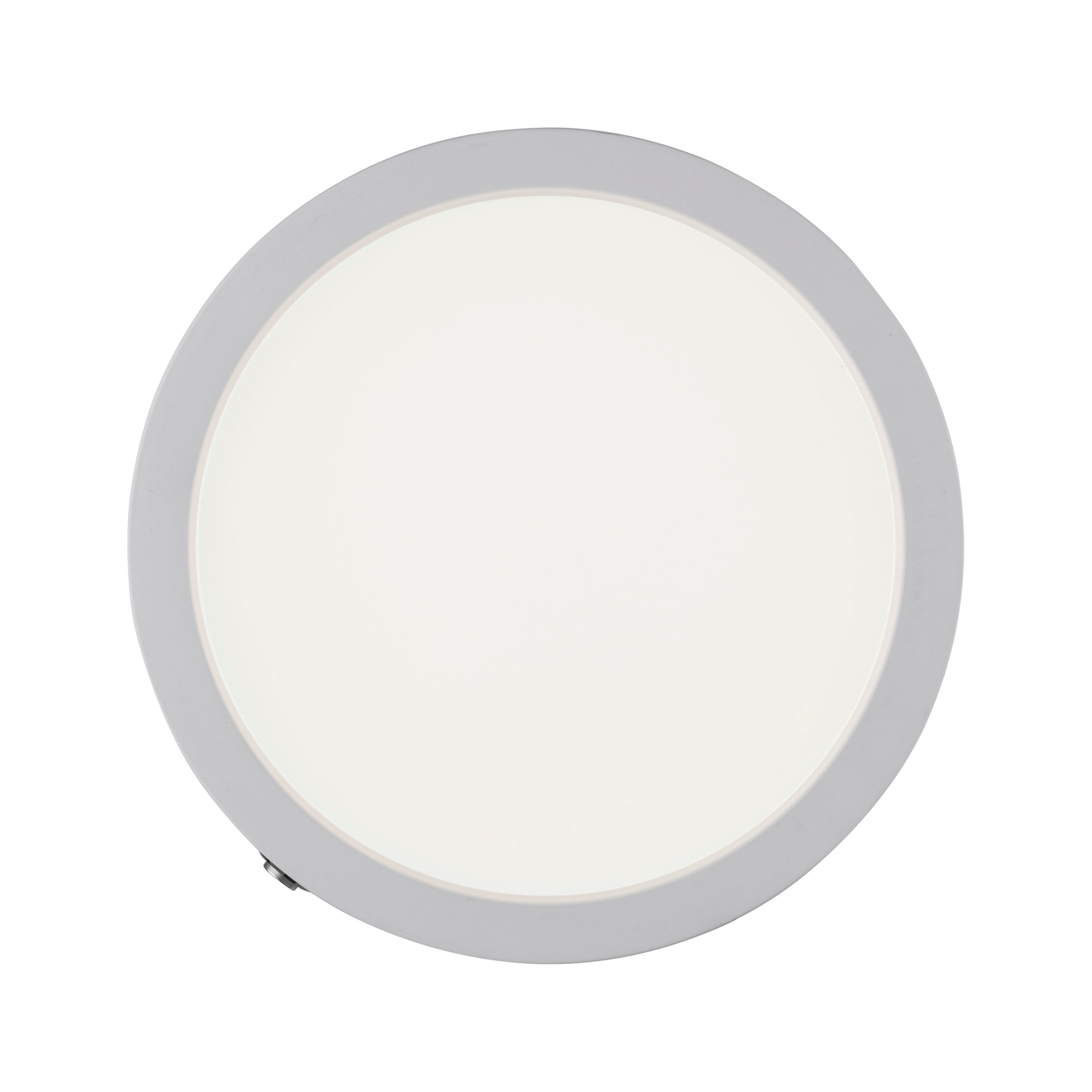 7-inch White Wall Light with 3000K Light