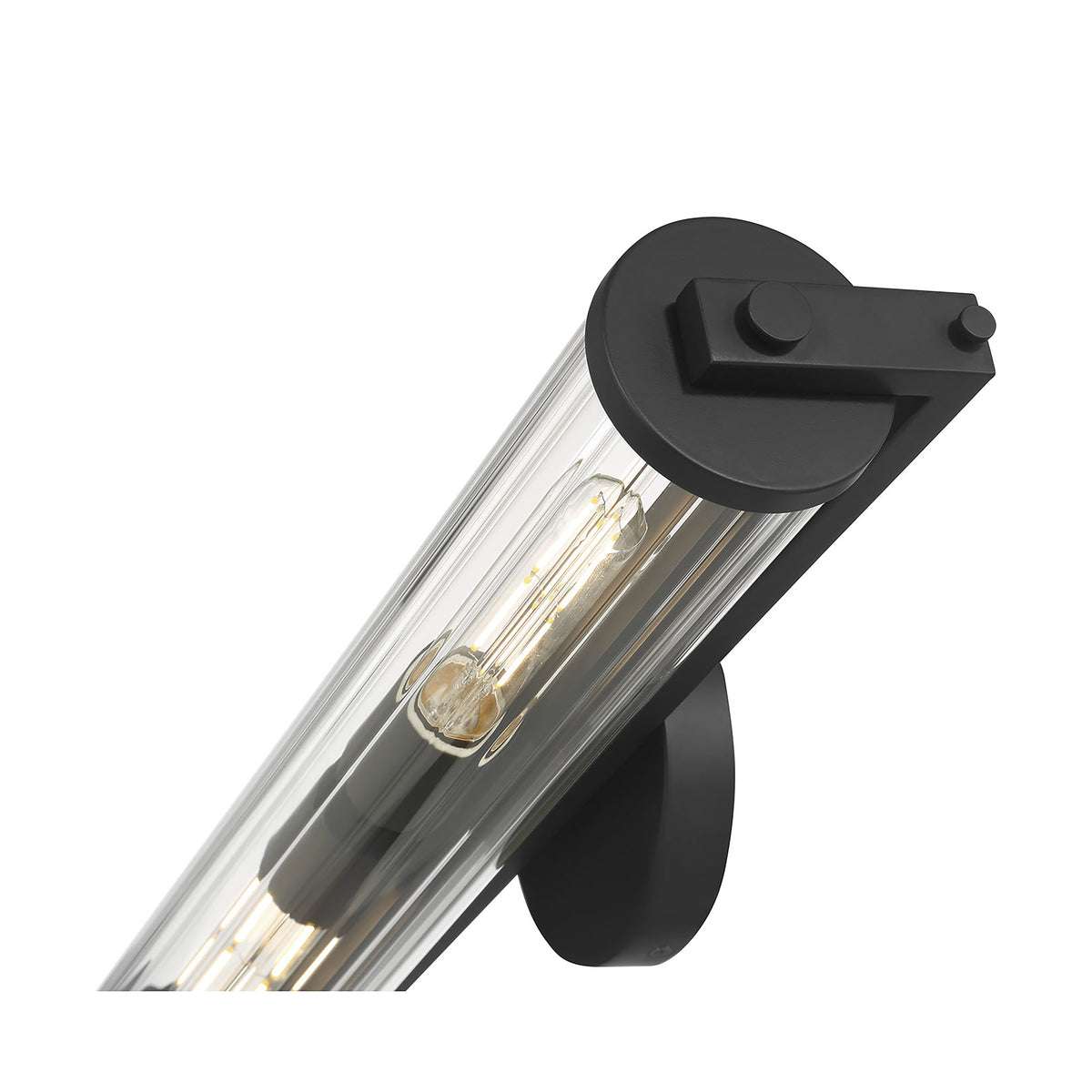22.75'' Cylora Matte Black 2 Vanity Light