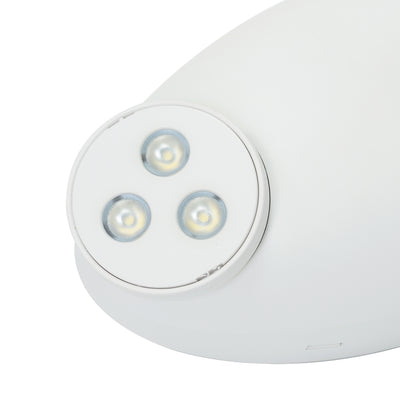 8.25-inch White Emergency Light
