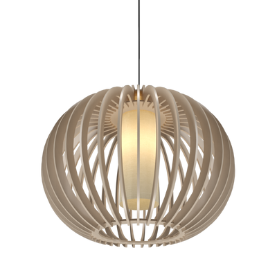 14.57'' Stecche di Legno Accord Pendant Light