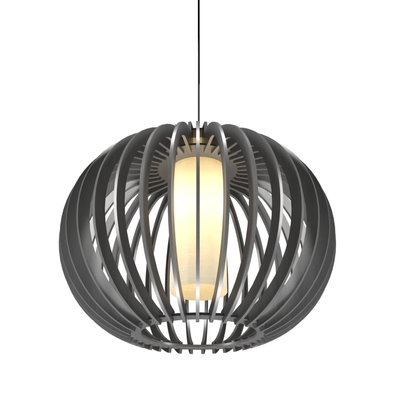 14.57'' Stecche di Legno Accord Pendant Light
