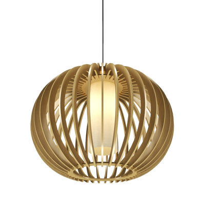 14.57'' Stecche di Legno Accord Pendant Light