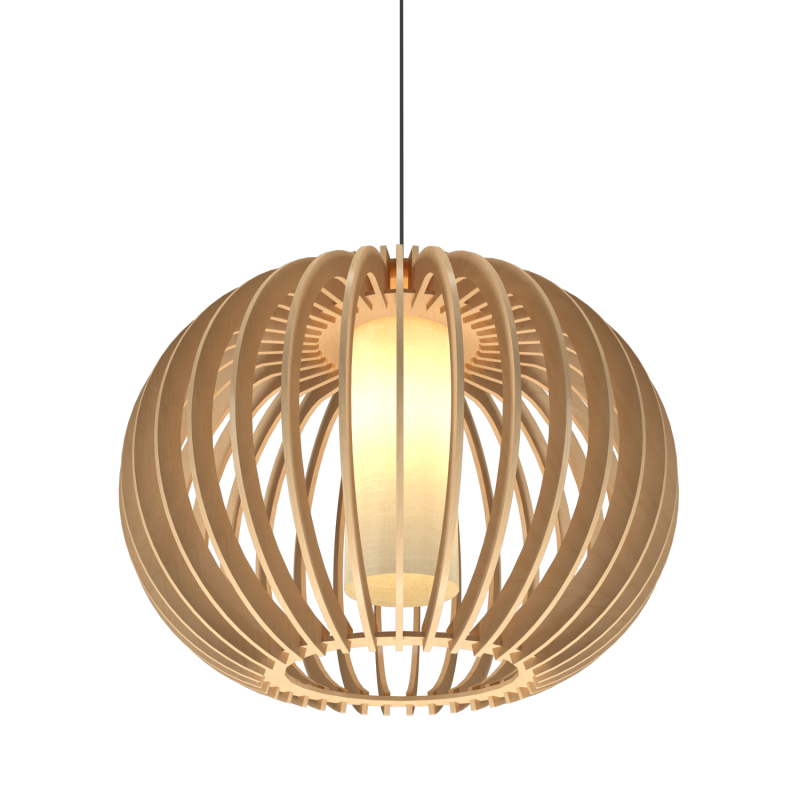 14.57'' Stecche di Legno Accord Pendant Light