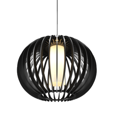 14.57'' Stecche di Legno Accord Pendant Light