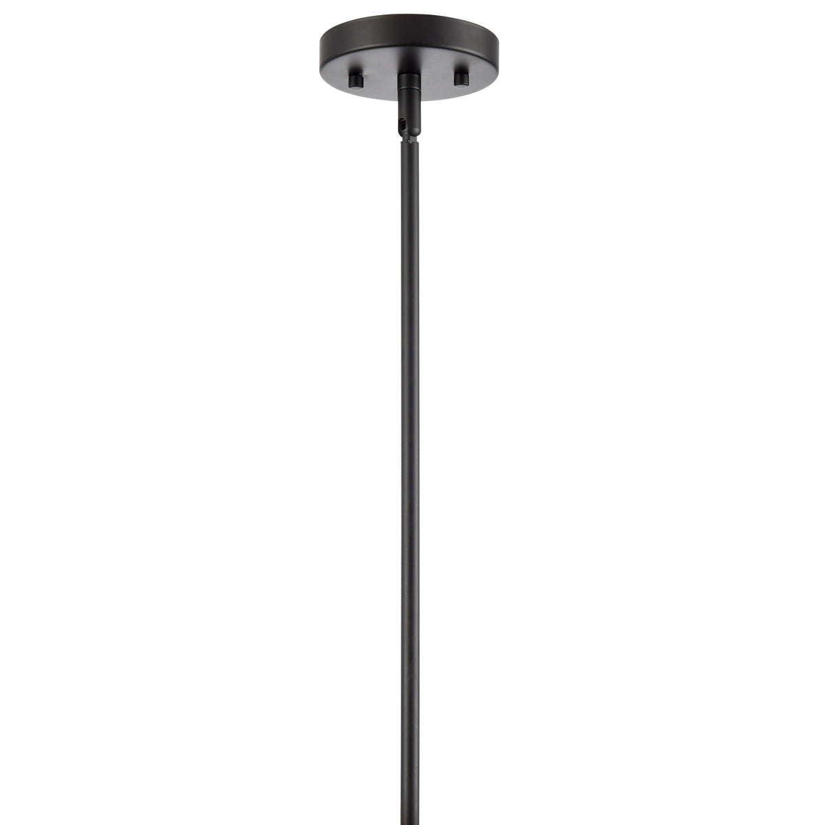 19'' Elise Matte Black 3 Light Pendant