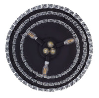 48 Inch Antique Black Retractable Blade Ceiling Fan