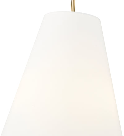 24'' Adorra Vintage Brass 3 Light Pendant