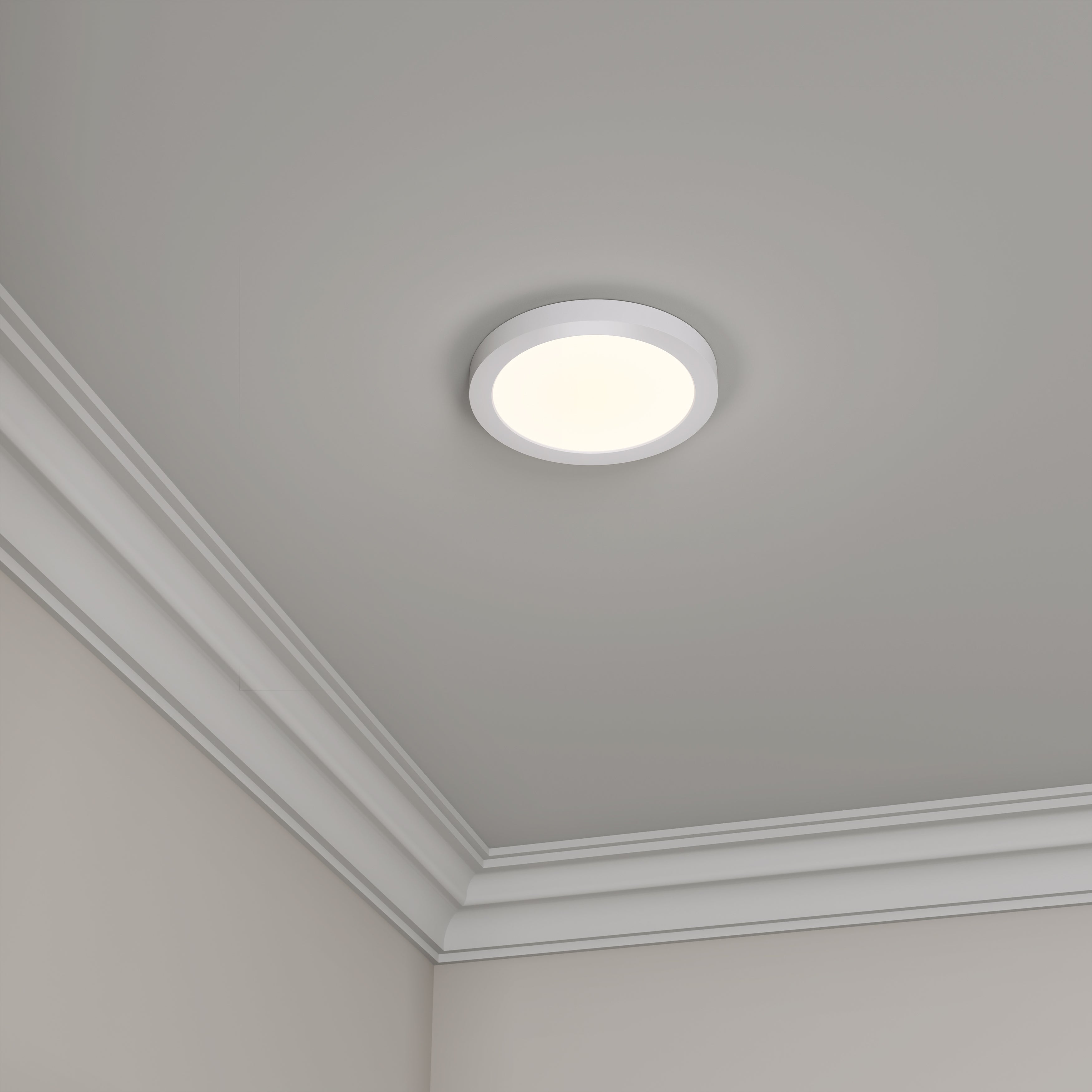 7-inch White Wall Light