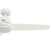 52 inch Malden Matte White Ceiling Fan with LED Light Kit and Handheld Remote