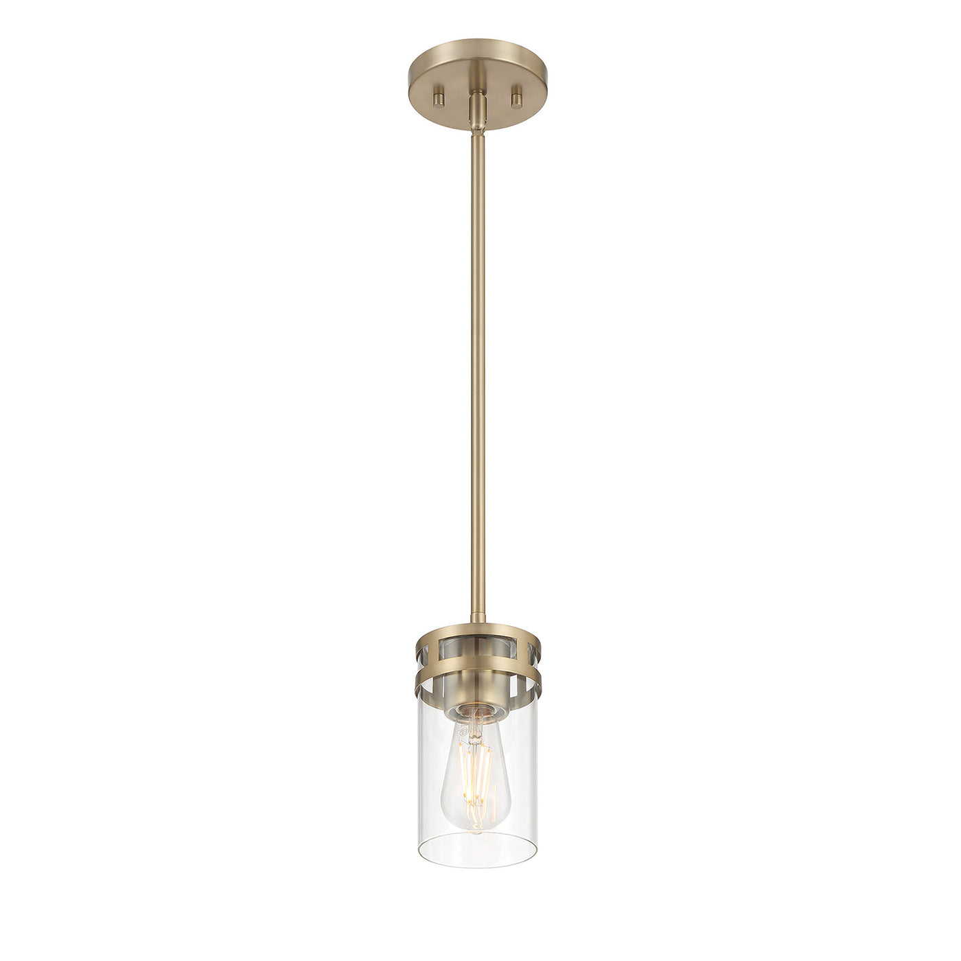 7.75'' Lunden Modern Gold 1 Light Mini Pendant