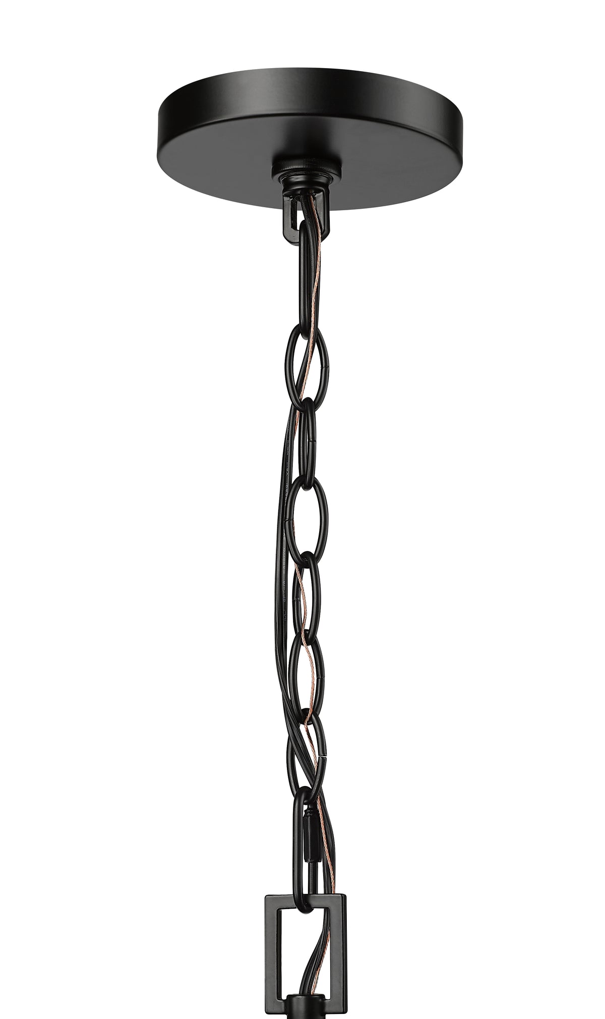 17'' Denzell Powder Coated Black 1 Light Hanging Lantern
