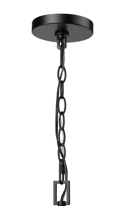 17'' Denzell Powder Coated Black 1 Light Hanging Lantern