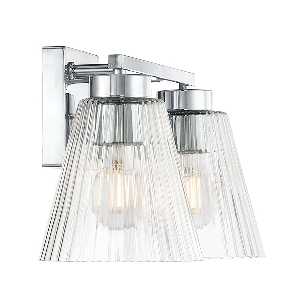 13.75'' Riville Chrome 2 Light Bath Vanity
