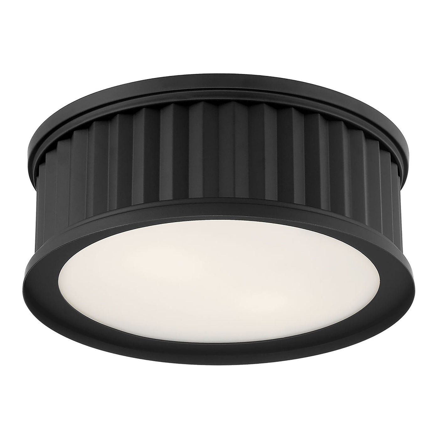 5.25'' Corvella Matte Black 2 Light Flush Mount