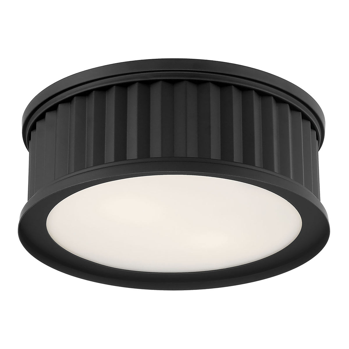 5.25'' Corvella Matte Black 2 Light Flush Mount
