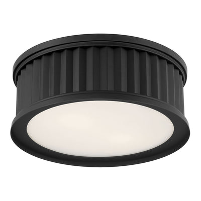 5.25'' Corvella Matte Black 2 Light Flush Mount