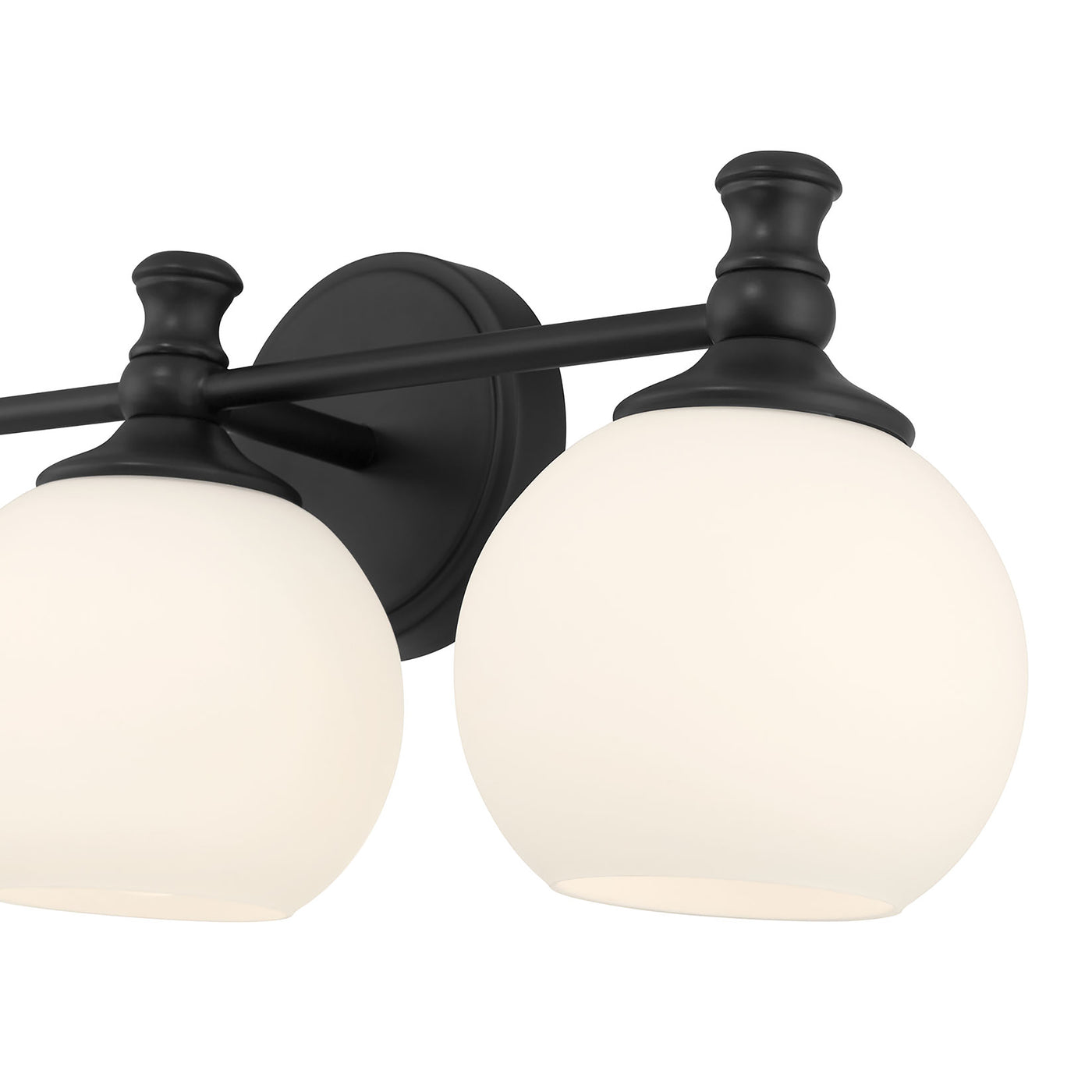 23.5'' Orlisse Matte Black 3 Light Bath Vanity