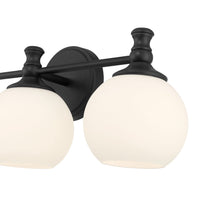 23.5'' Orlisse Matte Black 3 Light Bath Vanity