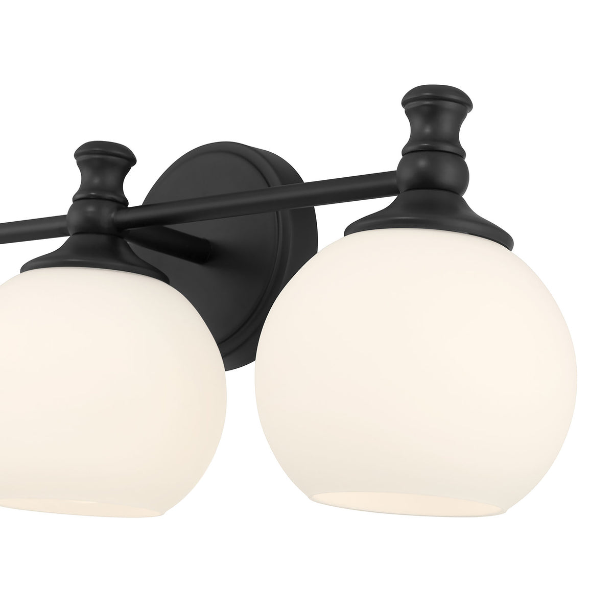 23.5'' Orlisse Matte Black 3 Light Bath Vanity