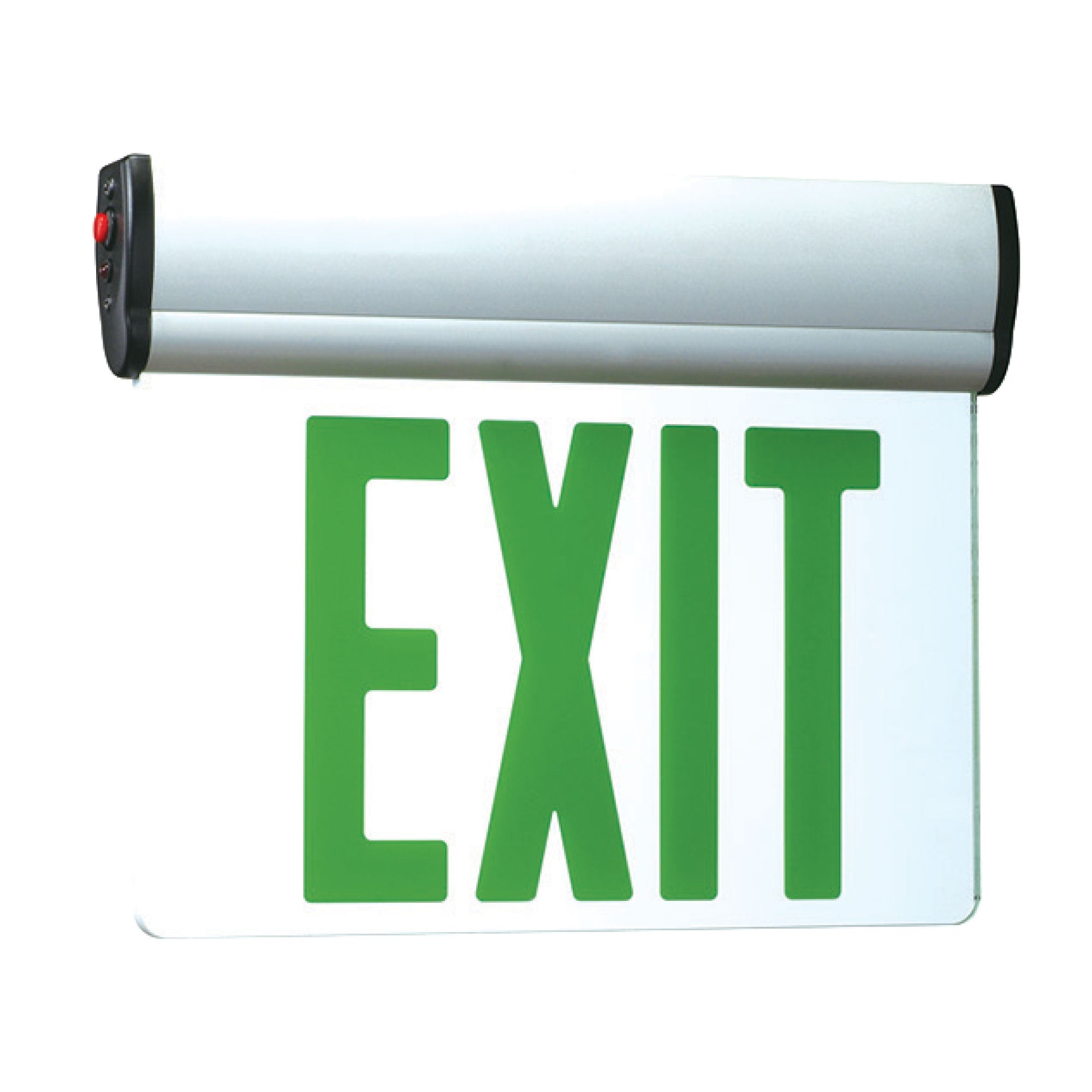 12.25-inch White Double Face Exit Sign with 2.94W Output