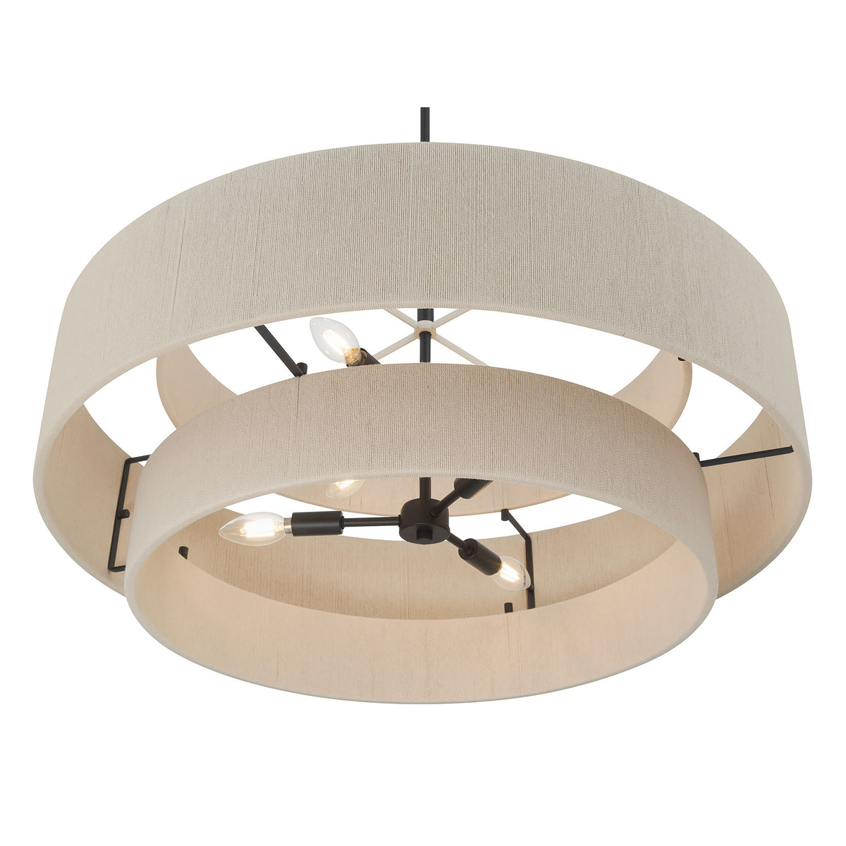 20.5'' Helbert Matte Black 6 Light Pendant