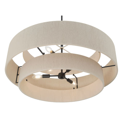 20.5'' Helbert Matte Black 6 Light Pendant