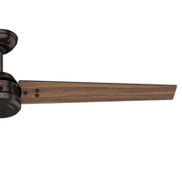 60 inch Cassius ENERGY STAR® Premier Bronze Damp Rated Ceiling Fan and Wall Control
