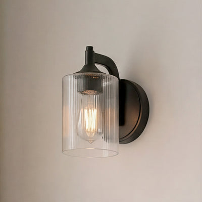 5'' Ryehouse Matte Black 1 Light Wall Sconce
