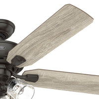 52 inch Rosner Noble Bronze Ceiling Fan with LED Light Kit and Pull Chain