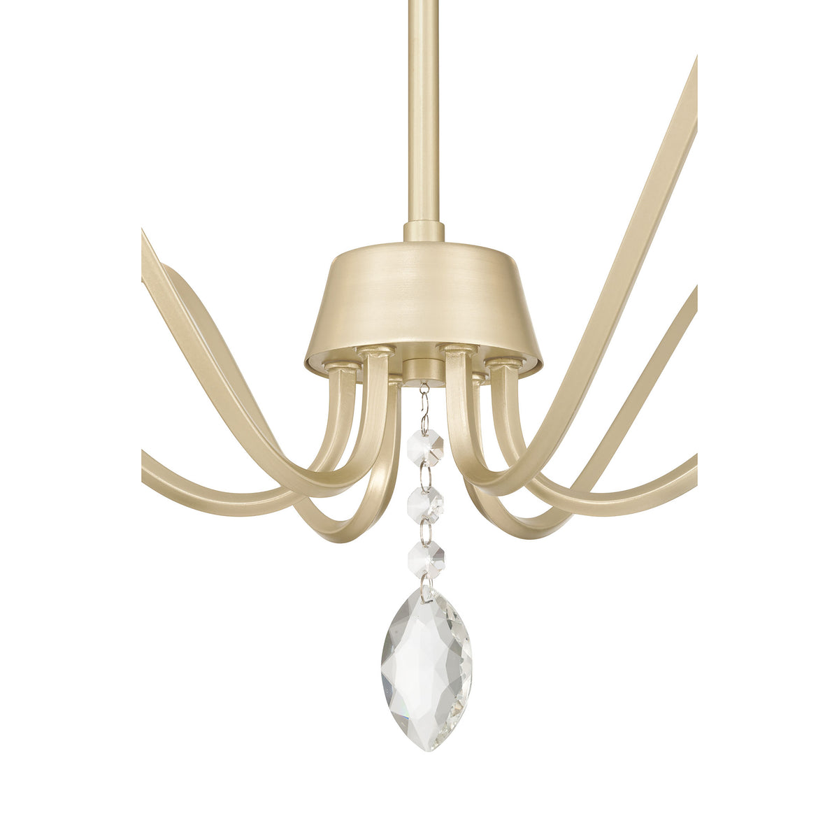 18'' Aureline Aged Silver 6 Light Chandelier