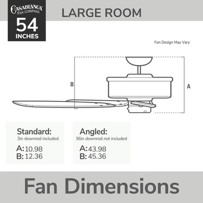 Casablanca 54 inch Panama Fresh White Ceiling Fan and Wall Control