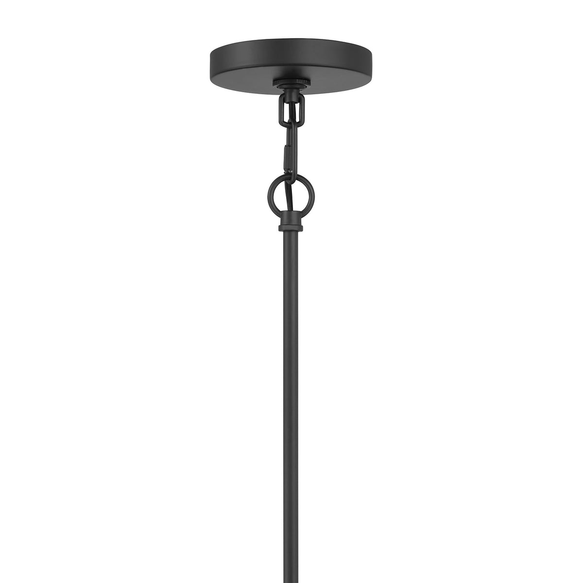 10'' Clarien Matte Black 1 Light Pendant