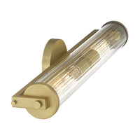 22.75'' Cylora Vintage Brass 2 Vanity Light