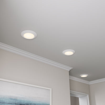 13-inch White Wall Light with 5-CCT Selectable White