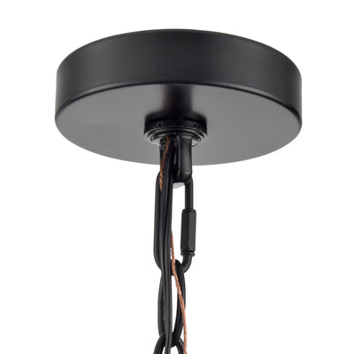 19.75'' Edenton Matte Black 3 Light Hanging Pendant