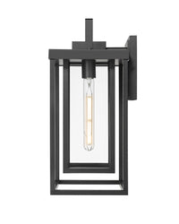 8'' McDonough Powder Coated Black 1 Light Lantern