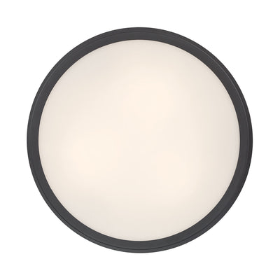 4.5'' Stralara Matte Black 3 Light Flush Mount