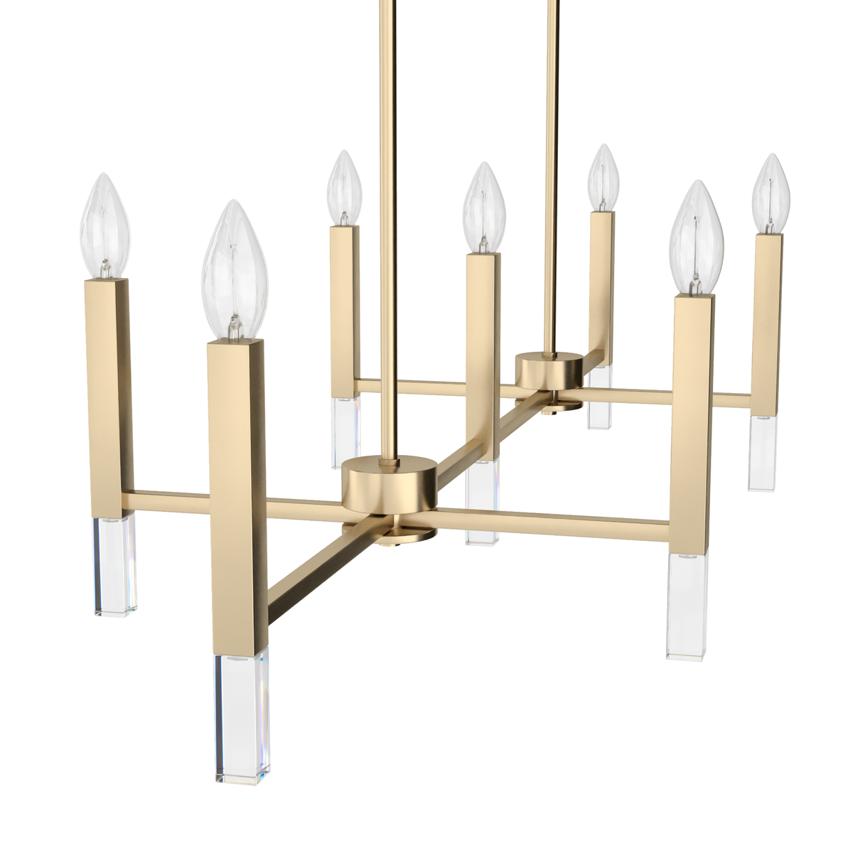 Sunjai 18-inch 7-light Alturas Gold Linear Chandelier