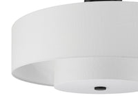 30 inch Brookside Matte Black Ceiling Fan with LED Light Kit and Handheld Remote