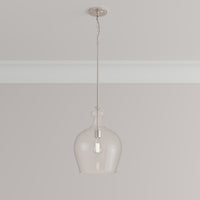 16'' Corra Brushed Nickel 1 Light Pendant